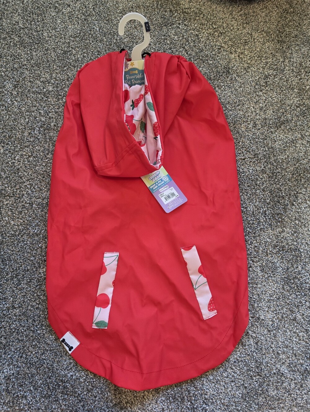 Reversible Pet Raincoat